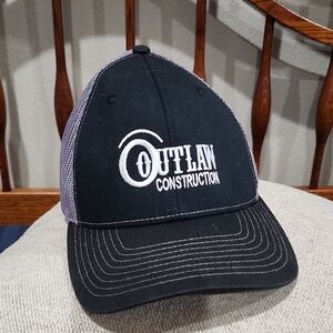 Outlaw Construction Black and Gray Cap